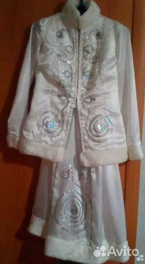 Костюм снегурочки взрослый 48 размер