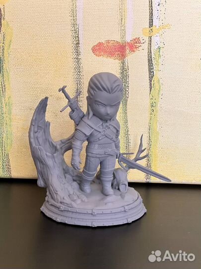 Фигурки Ведьмак Геральт Йеннифер Трис