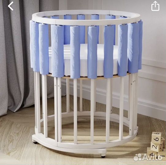 Бампер защитный на кроватку