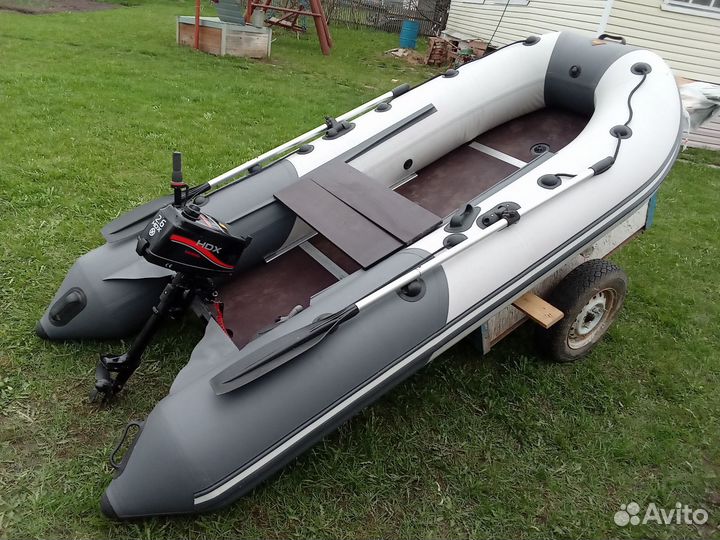 Лодка Ривьера 3200 и мотор HD 2.6