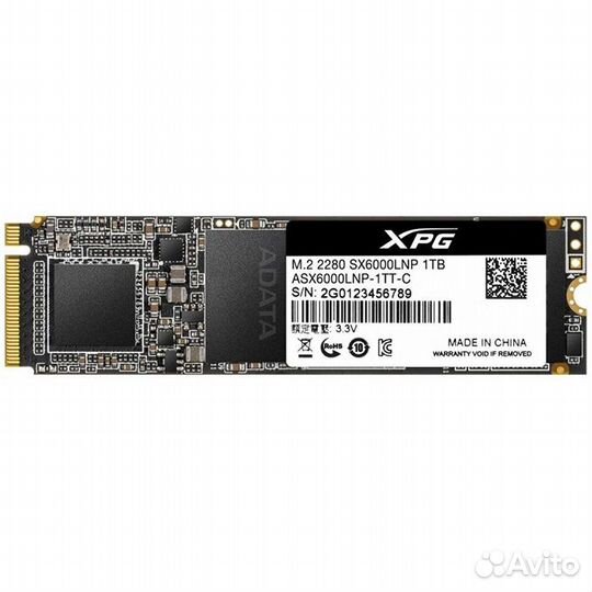 Твердотельный накопитель XPG SX6000 Lite 1024 гб M