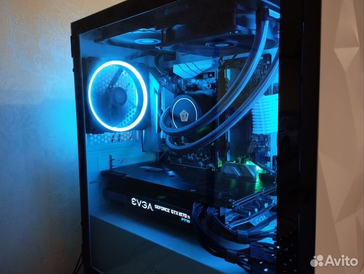 Компьютер игровой ryzen 5 5500 gtx 1070ti