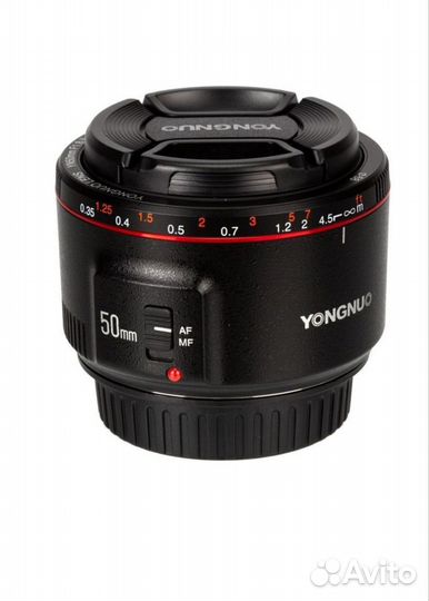 Объектив YongNuo 50 mm F 1.8 II для Canon новый