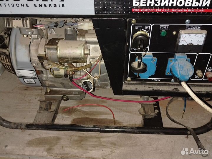 Бензогенератор бу Genctab GSG-3800 CLE