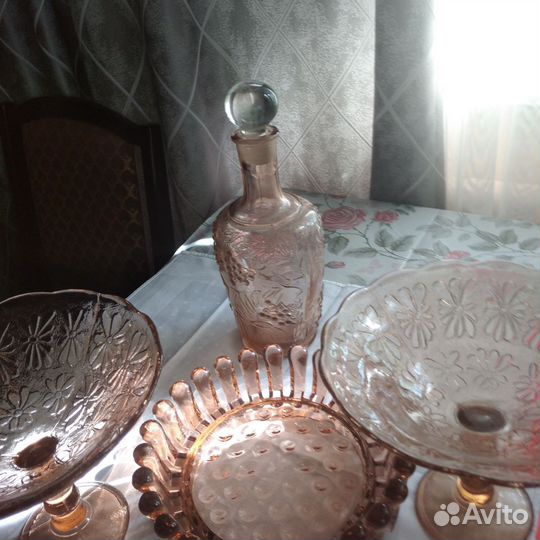 Карамельное стекло винтаж