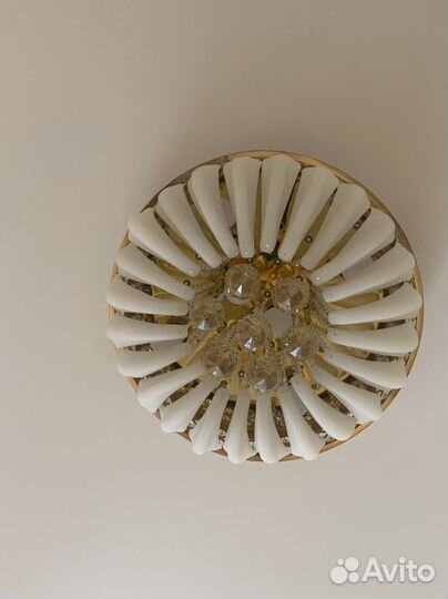 Люстра бу и точечные светильники