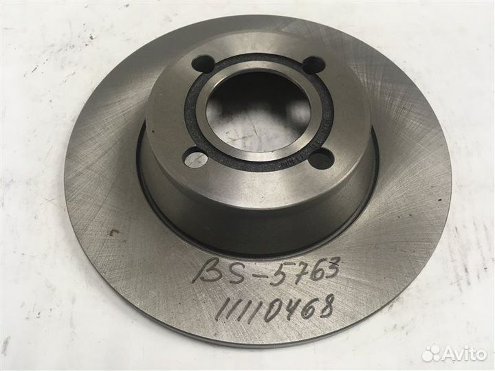 Диск тормозной передний не вентилируемый Audi