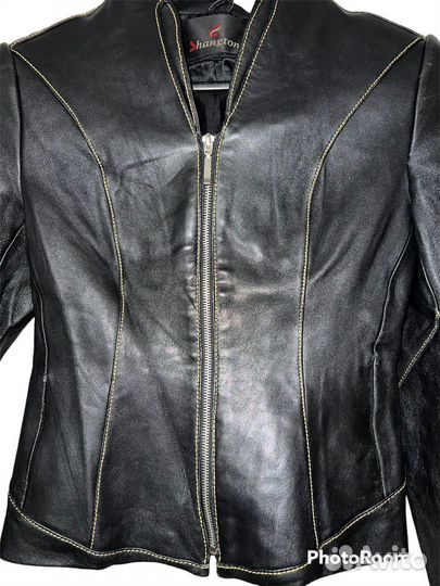 Куртка кожаная женская 42 44