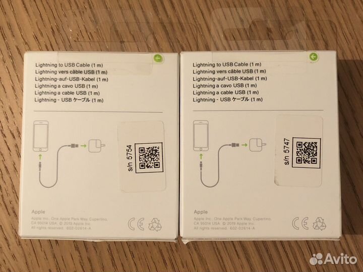 Кабель lightning to USB Cable 1M