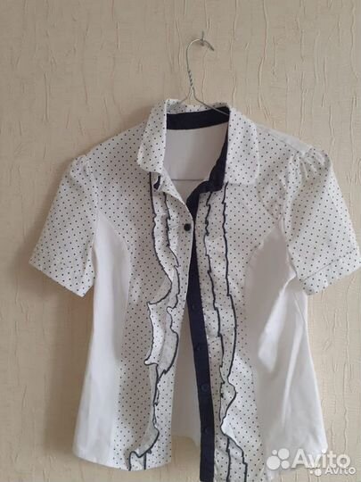 Школьная блузка для девочки р-р 152