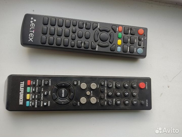 Пульты от телевизоров и приставок eltex telefunken