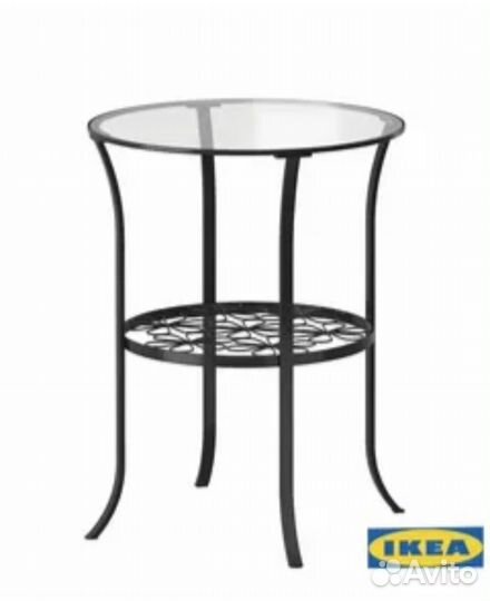 Журнальный столик IKEA со стеклом