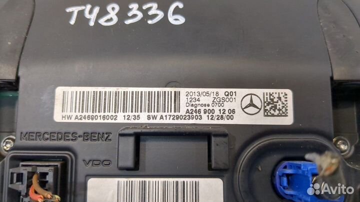 Дисплей компьютера Mercedes A W176, 2013