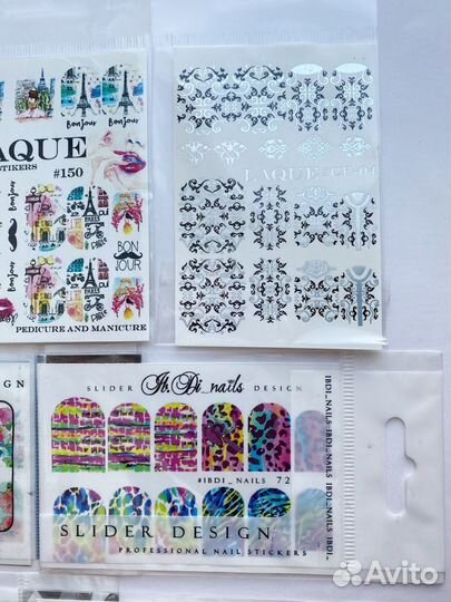 Слайдеры, наклейки для ногтей