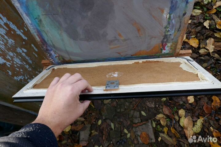 Картина : грунт, картон, простынь