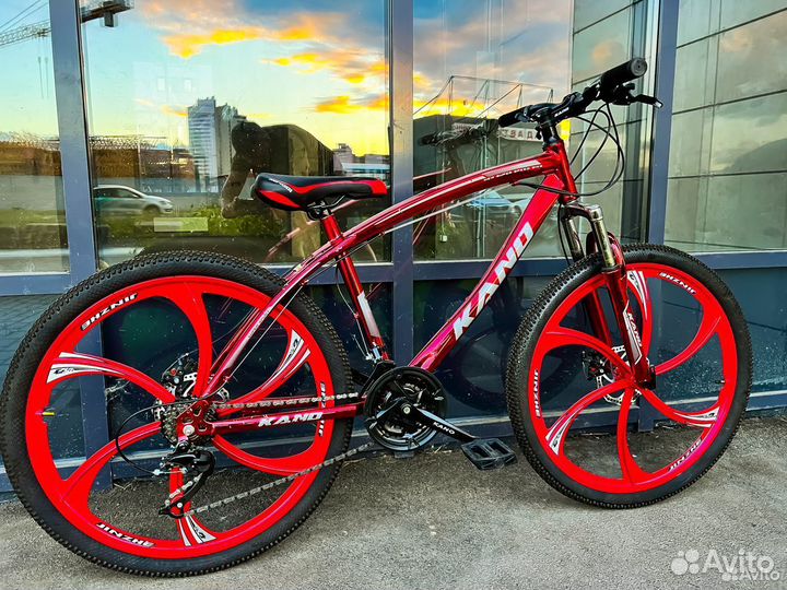 Велосипед взрослый на литых дисках