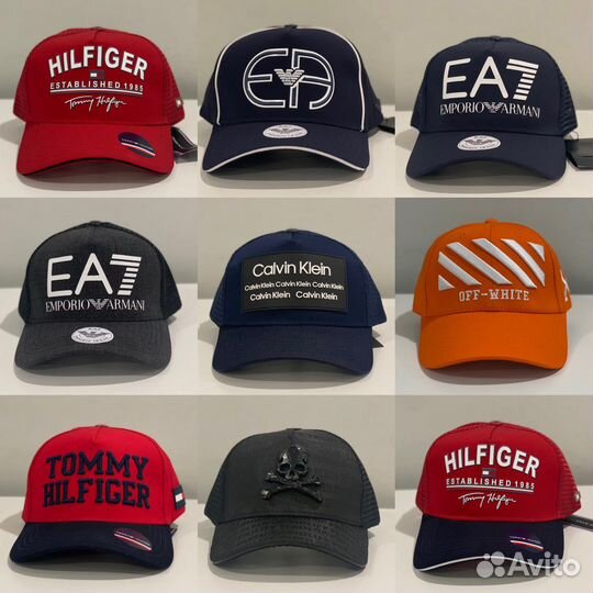 Бейсболка кепка разных брендов (premium)