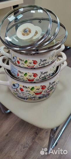 Metrot Набор Кастрюль «Повара» (5,3 л)