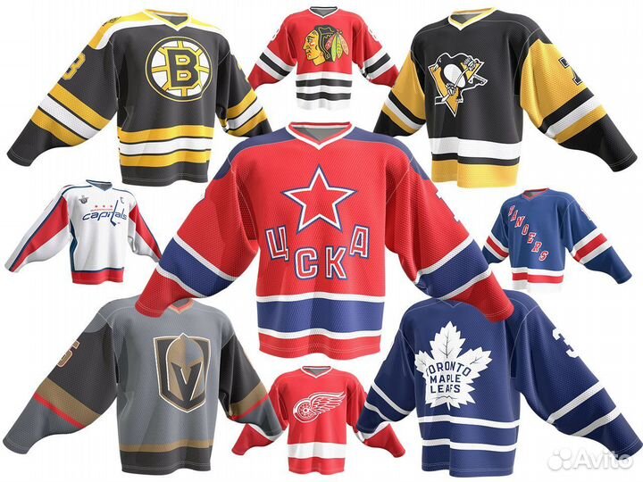 Производство (пошив) хоккейных свитеров (джерси)