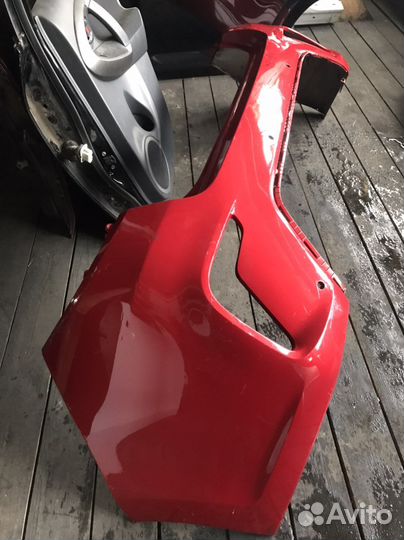 Бампер задний Kia Rio 4 дорестайлинг