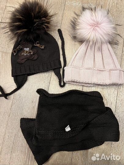 Комплект шапка шарф catya 2 и 4