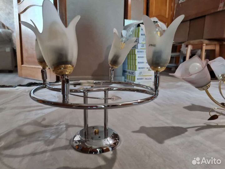 Люстра потолочная бу