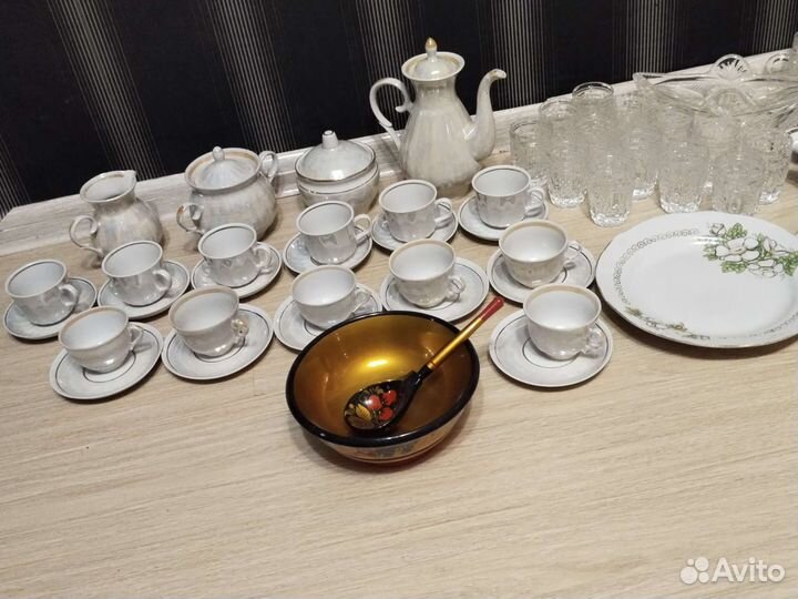 Набор столовой посуды бу