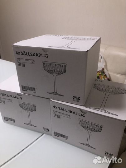 Бокалы сэлльскаплиг IKEA sällskaplig