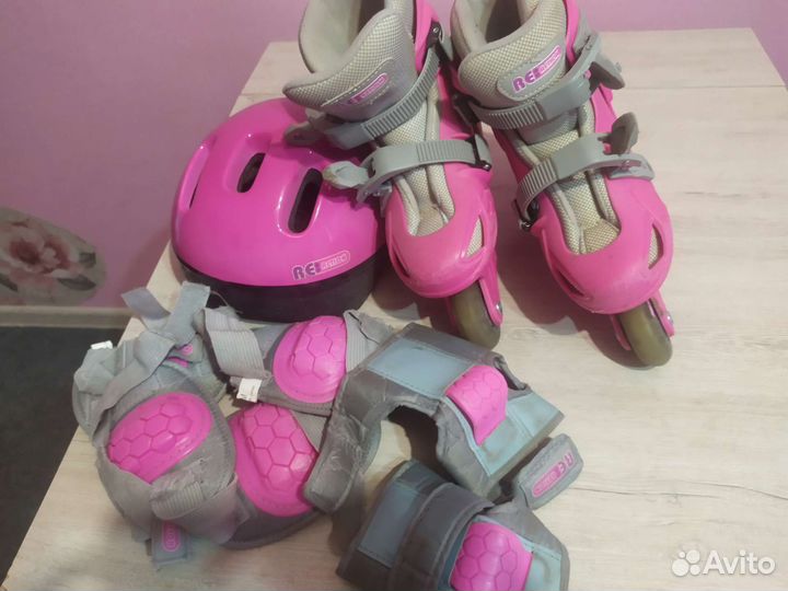 Роликовые коньки детские раздвижные