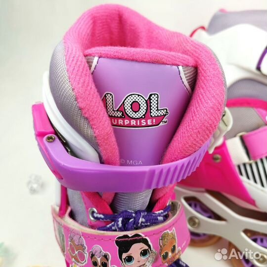 Ролики детские раздвижные 35-38