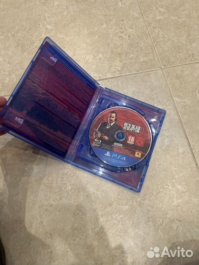 Red dead redemption диск на ps4