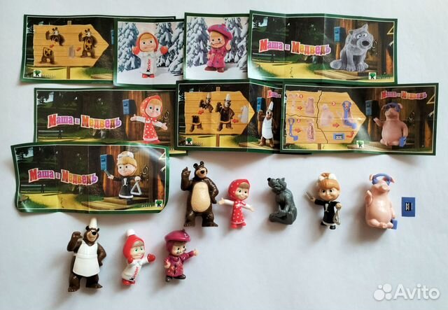 Разные серии киндер