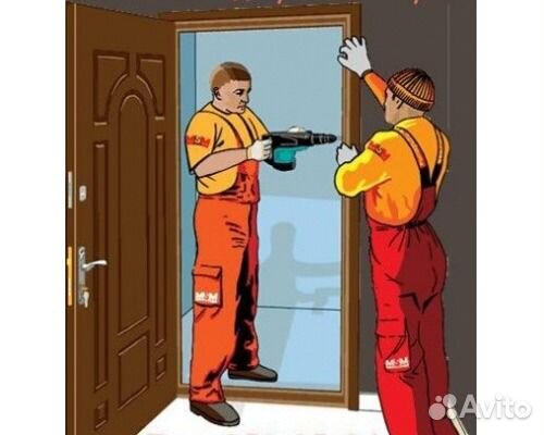 Установка дверей входных и межкомнатных