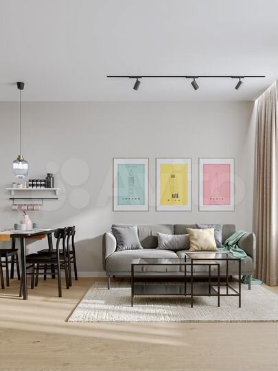 2-к. квартира, 59,2 м², 10/18 эт.