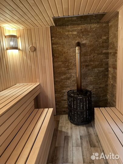 Парная с бассейном