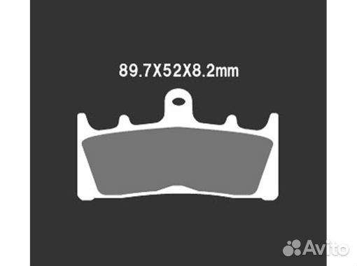 Тормозные колодки vesrah VD 349JL