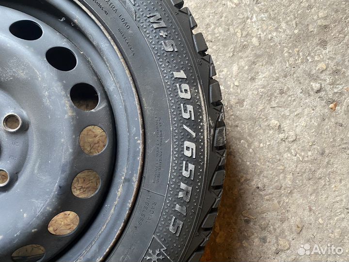 Колеса в сборе 4 шт r 15