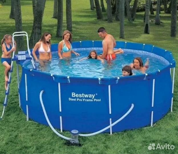 Каркасный бассейн 366 на 122