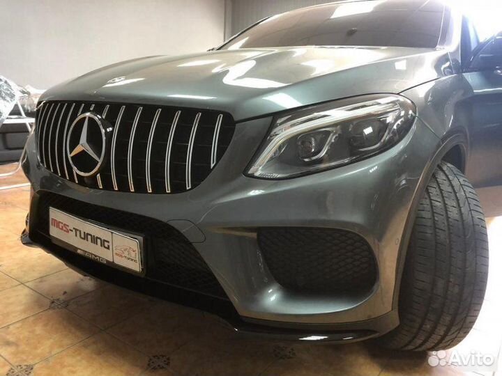 Решетка Mercedes GLE w166 GT