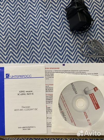 Модем adsl icxdsl 5633 E интеркросс