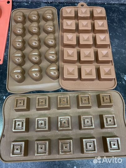 Формы для конфет, шоколадных бомб, для шоколадок
