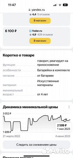 Fur real собака