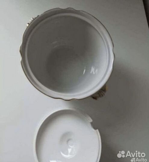 Супница фарфоровая СССР фз Чайка