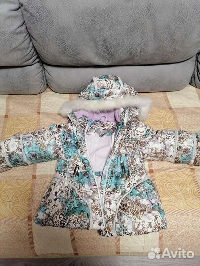 Зимняя куртка для девочки 104