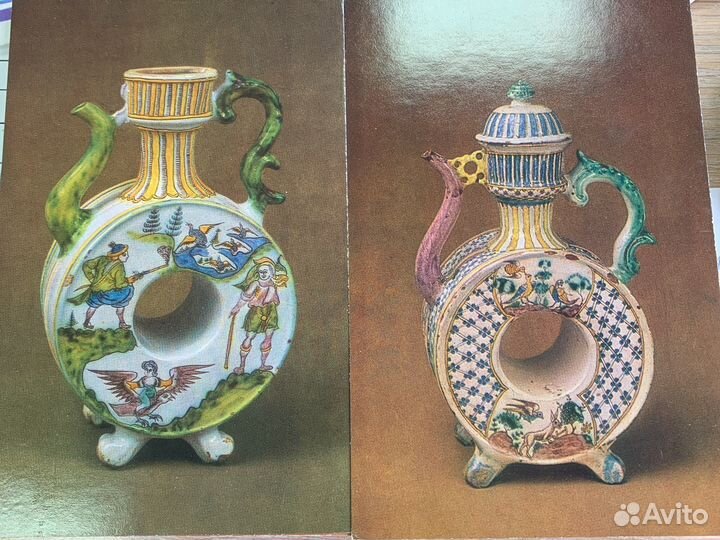 Открытки СССР гжель коллекция