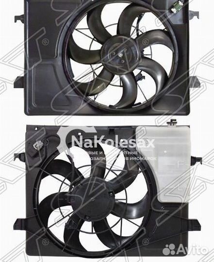 Диффузор радиатора в сборе KIA cerato 09