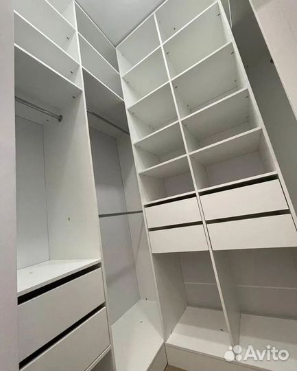 Гардеробная на заказ с гарантией 1 год