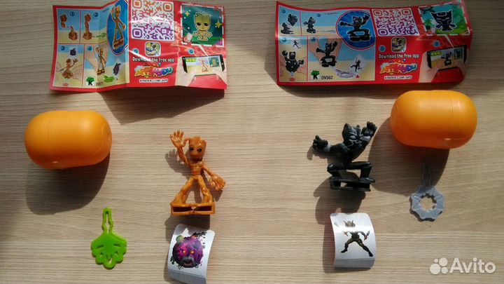 Игрушки из киндера, разные серии