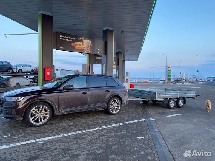 Прицеп 39.001 с тентом 130 см. Для длинных грузов