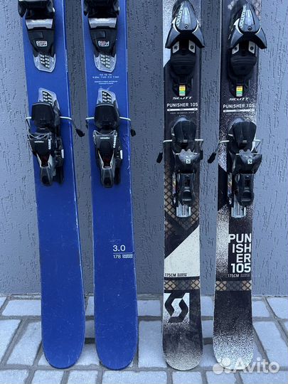 Лыжи горные фрирайд faction 3.0, scott 105